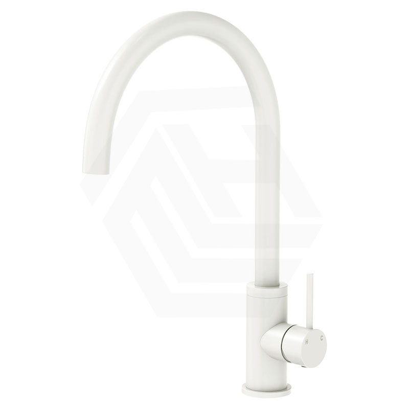 Fienza Kaya Stainless Steel Gooseneck Swivel Sink Mixer Various Colours Available