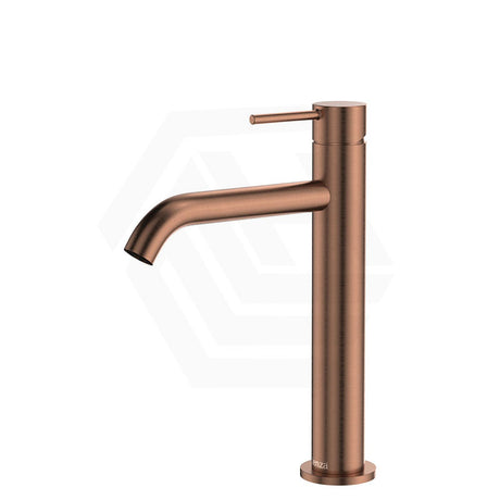 Fienza Kaya Solid Brass Round Medium Basin Mixer Tap Available in Various Colors