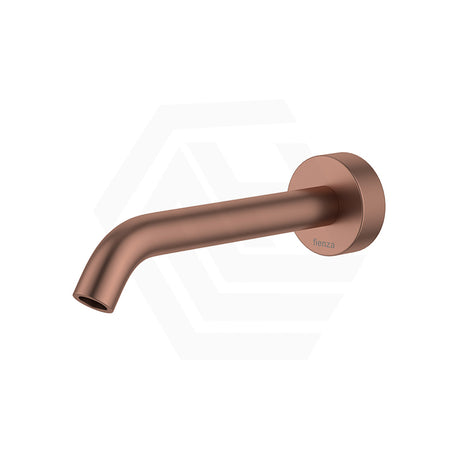 180mm Fienza Kaya Solid Brass Round Wall Spout for bathroom Colours Available