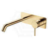 Fienza Axle 160/200mm Wall Basin/Bath Mixer Set Soft Square Plate Variant Colour Available