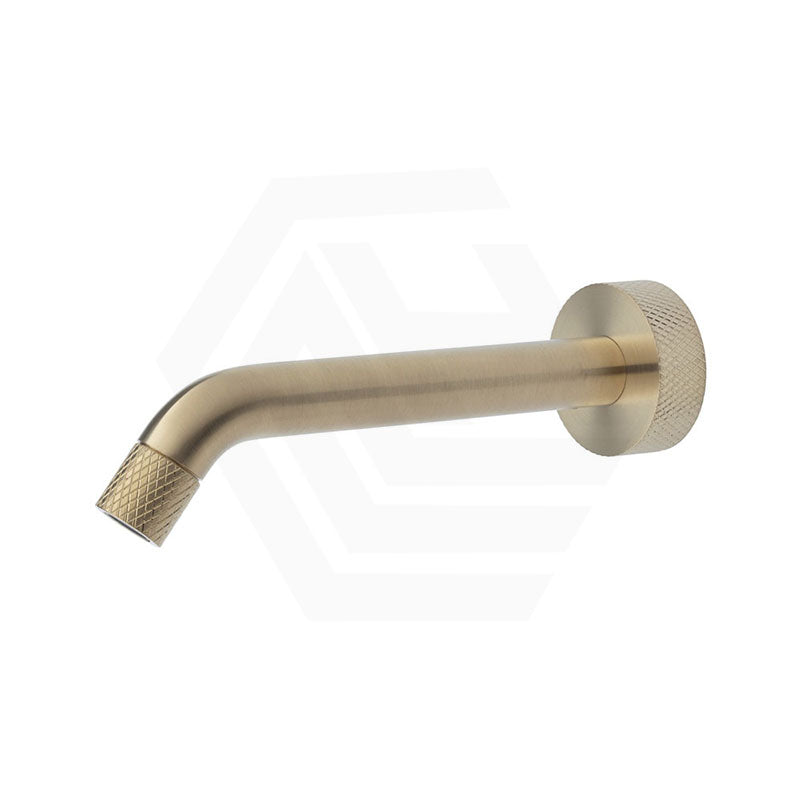 180mm/220mm Fienza Axle Round Solid Brass Basin/Bath Outlet Wall Spout Variant Colour Available