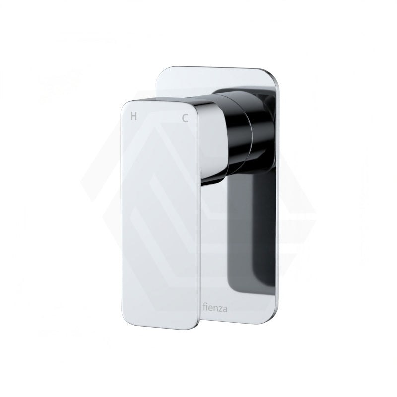 Fienza Tono Brass Wall Mixer Rectangular Plate - Various Colours