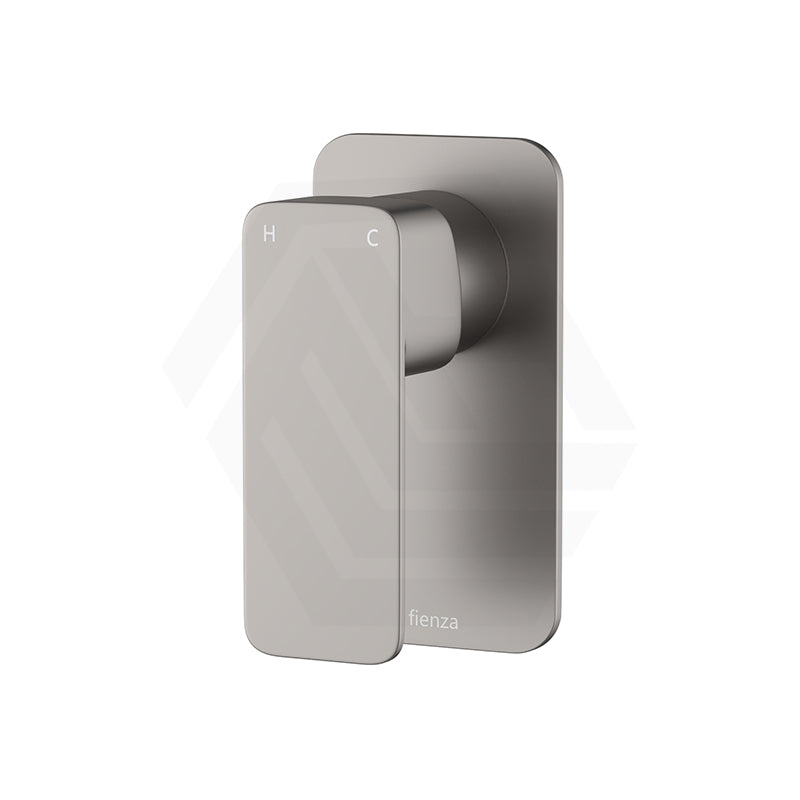Fienza Tono Brass Wall Mixer Rectangular Plate - Various Colours