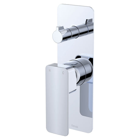 Fienza Tono Wall Diverter Mixer with Rectangular Plate - Various Colours