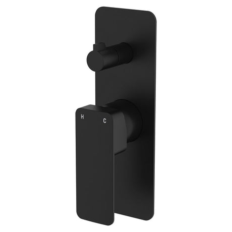 Fienza Tono Wall Diverter Mixer with Rectangular Plate - Various Colours