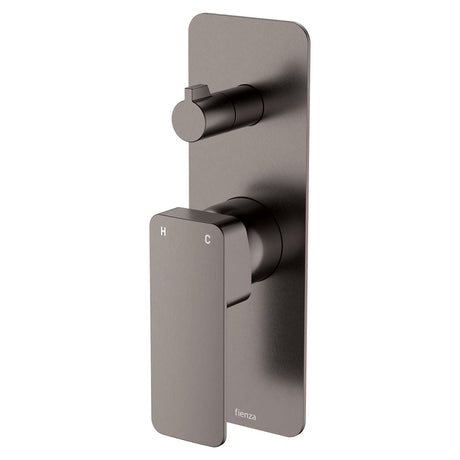 Fienza Tono Wall Diverter Mixer with Rectangular Plate - Various Colours