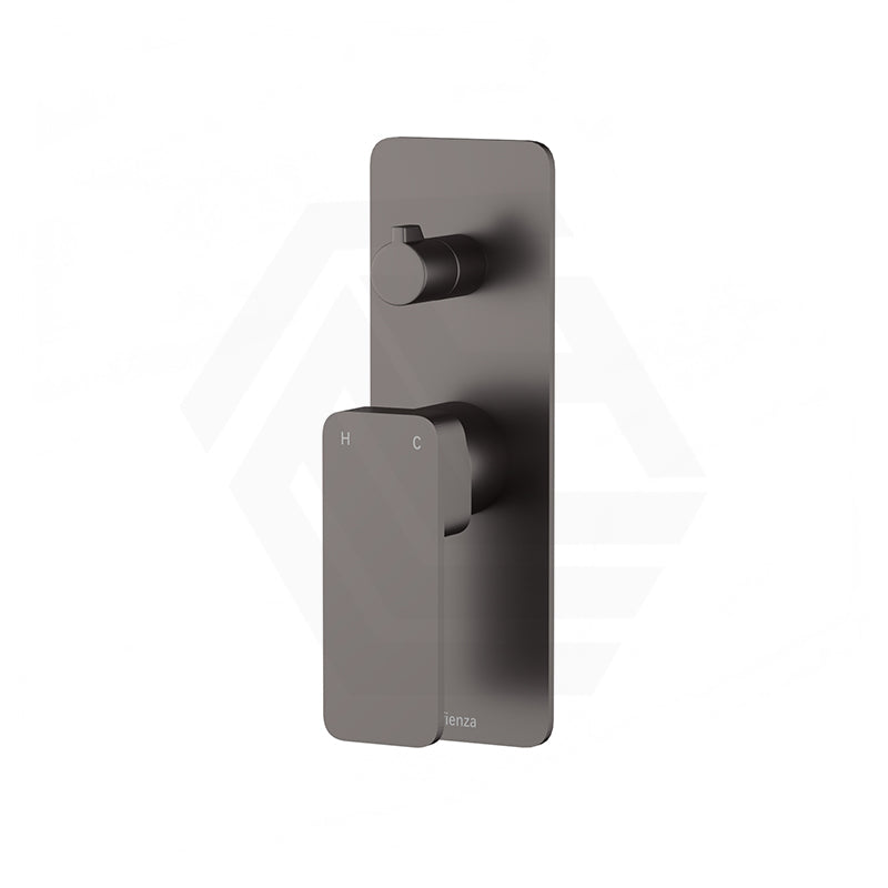 Fienza Tono Wall Diverter Mixer with Rectangular Plate - Various Colours