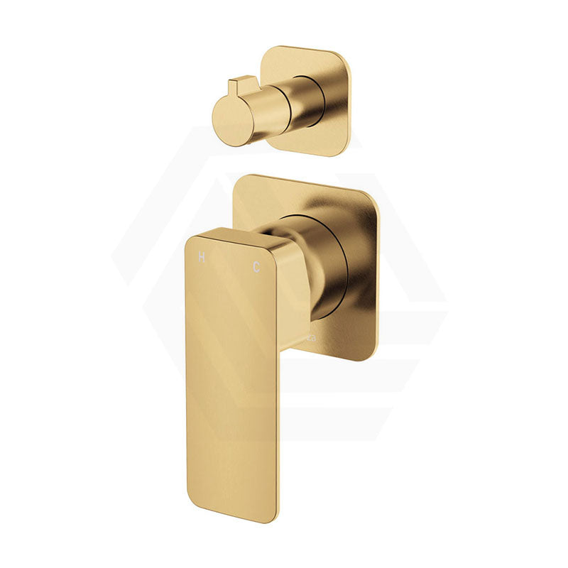 Fienza Tono Wall Diverter Mixer Square Plate Variant Colour Available