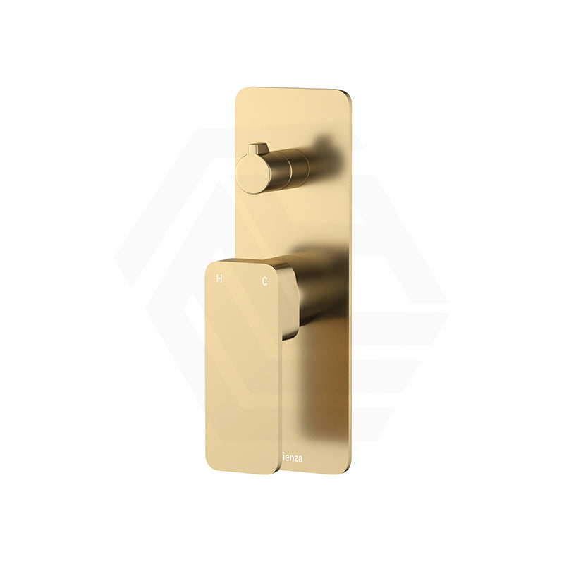 Fienza Tono Wall Diverter Mixer with Rectangular Plate - Various Colours