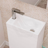 Fienza Tono Soft Square Outlet Short Basin Mixer Variant Colour Available