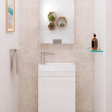 Fienza Tono Soft Square Outlet Short Basin Mixer Variant Colour Available