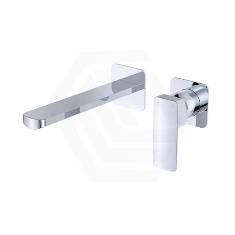 Fienza Tono 160/200mm Wall Basin Bath Mixer Set Square Plates Colour Available