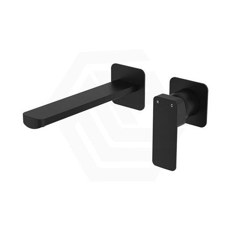 Fienza Tono 160/200mm Wall Basin Bath Mixer Set Square Plates Colour Available