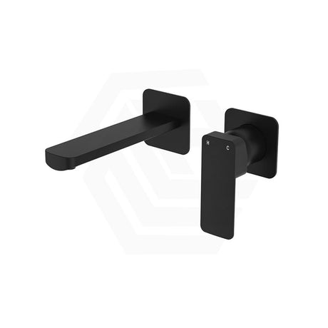 Fienza Tono 160/200mm Wall Basin Bath Mixer Set Square Plates Colour Available