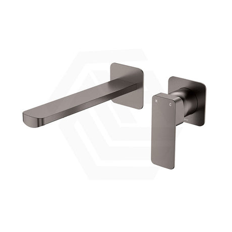 Fienza Tono 160/200mm Wall Basin Bath Mixer Set Square Plates Colour Available
