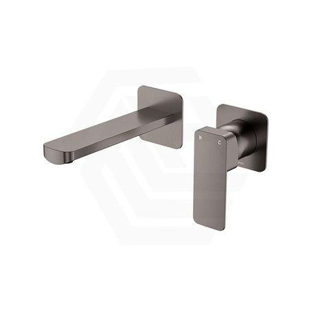 Fienza Tono 160/200mm Wall Basin Bath Mixer Set Square Plates Colour Available