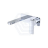 Fienza Tono Basin/Bath Wall Mixer Set with Rectangular Plate 160/200mm Outlet Variant Colour Available