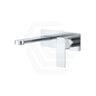 Fienza Tono Basin/Bath Wall Mixer Set with Rectangular Plate 160/200mm Outlet Variant Colour Available