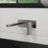 Fienza Tono Basin/Bath Wall Mixer Set with Rectangular Plate 160/200mm Outlet Variant Colour Available