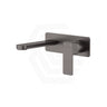 Fienza Tono Basin/Bath Wall Mixer Set with Rectangular Plate 160/200mm Outlet Variant Colour Available