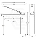 Fienza Tono Care Lead Free Brass Medium Basin Mixer Tap