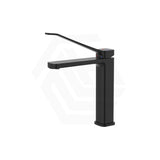#Matt Black Fienza Tono Care Lead Free Brass Medium Basin Mixer Tap