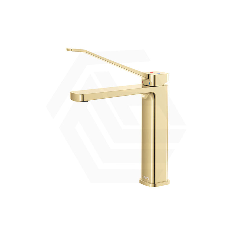 G#2(Gold) Fienza Tono Care Lead Free Brass Medium Basin Mixer Tap