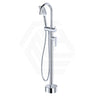 Fienza Tono Floor Mounted Solid Brass Bath Mixer With Hand Shower Variant Colour Available