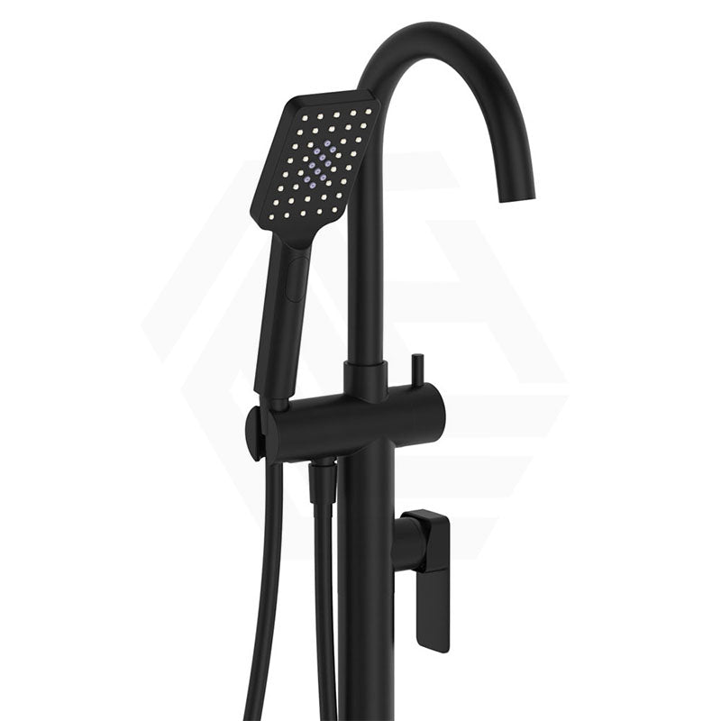 Fienza Tono Floor Mounted Solid Brass Bath Mixer With Hand Shower Variant Colour Available