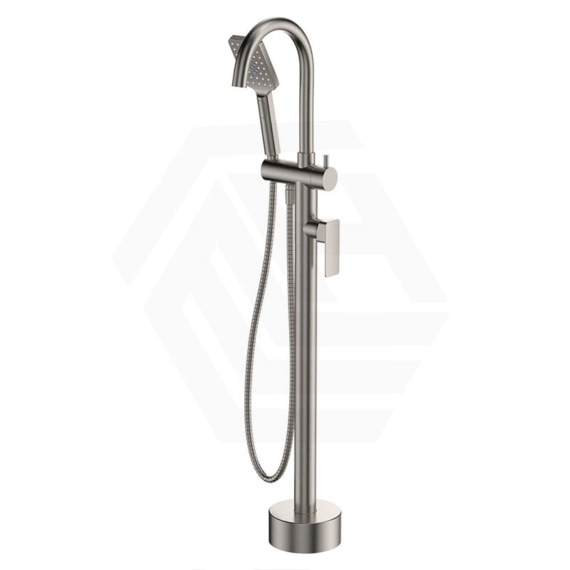 Fienza Tono Floor Mounted Solid Brass Bath Mixer With Hand Shower Variant Colour Available