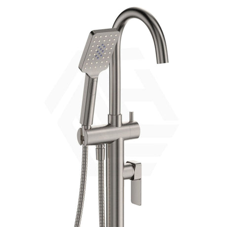 Fienza Tono Floor Mounted Solid Brass Bath Mixer With Hand Shower Variant Colour Available
