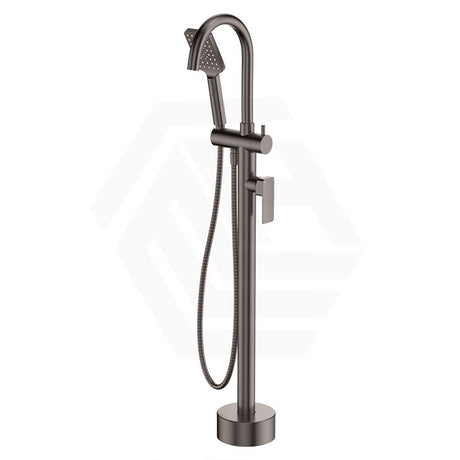 Fienza Tono Floor Mounted Solid Brass Bath Mixer With Hand Shower Variant Colour Available