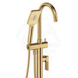Fienza Tono Floor Mounted Solid Brass Bath Mixer With Hand Shower Variant Colour Available