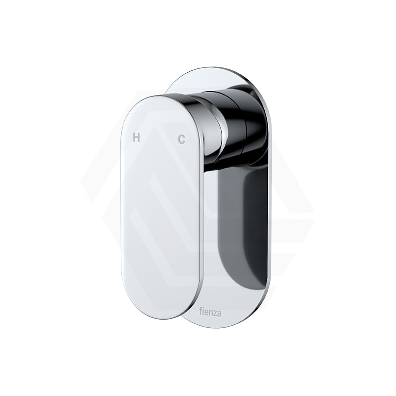 Fienza Empire Slim Stainless Steel Wall Mixer, Oval Plate Variant Colour Available