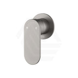Fienza Empire Slim Stainless Steel Wall Mixer, Round Plate Variant Colour Available