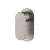 Fienza Empire Slim Stainless Steel Wall Mixer, Oval Plate Variant Colour Available