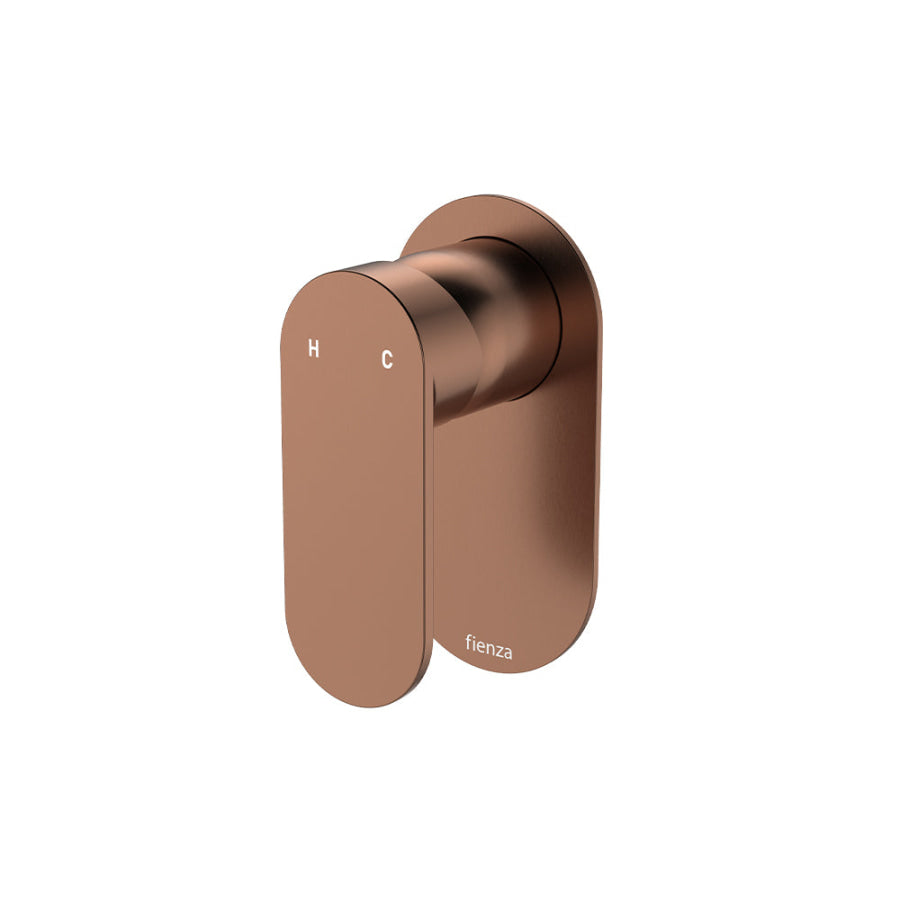 Fienza Empire Slim Wall Mixer, Oval Plate Variant Colour Available