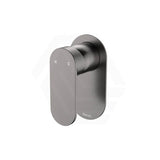 Fienza Empire Slim Stainless Steel Wall Mixer, Oval Plate Variant Colour Available