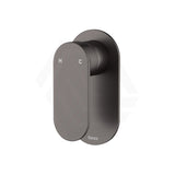 Fienza Empire Slim Stainless Steel Wall Mixer, Oval Plate Variant Colour Available