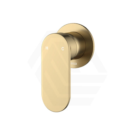 Fienza Empire Slim Stainless Steel Wall Mixer, Round Plate Variant Colour Available