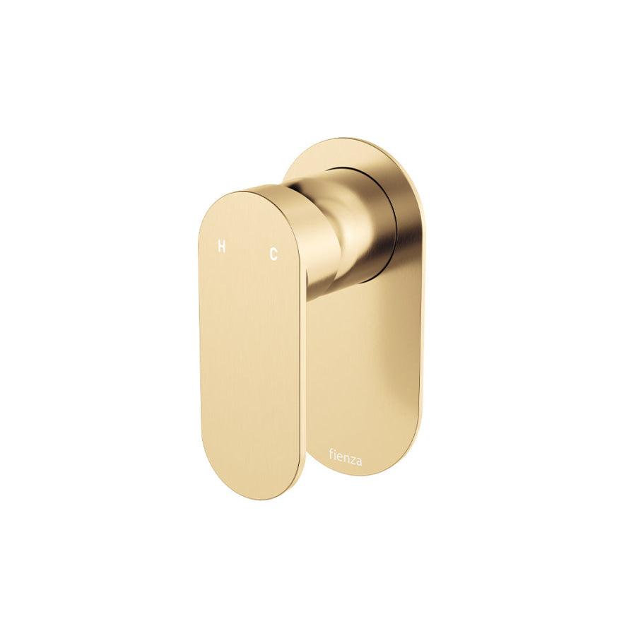 Fienza Empire Slim Wall Mixer, Oval Plate Variant Colour Available