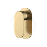 Fienza Empire Slim Stainless Steel Wall Mixer, Oval Plate Variant Colour Available