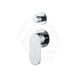 Fienza Empire Slim Vertical Wall Diverter Mixer Small Round Plates Variant Colour Available