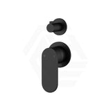 Fienza Empire Slim Vertical Wall Diverter Mixer Small Round Plates Variant Colour Available