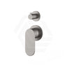 Fienza Empire Slim Vertical Wall Diverter Mixer Small Round Plates Variant Colour Available