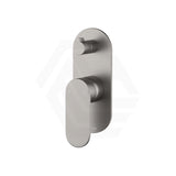 Fienza Empire Slim Vertical Wall Diverter Mixer with Large Oval Plate Variant Colour Available