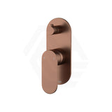 Fienza Empire Slim Vertical Wall Diverter Mixer with Large Oval Plate Variant Colour Available