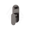 Fienza Empire Slim Vertical Wall Diverter Mixer with Large Oval Plate Variant Colour Available