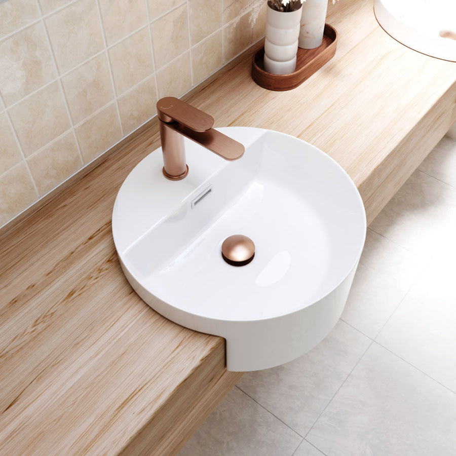 Fienza Empire Slim Short Basin Mixer Cold Start Variant Colour Available
