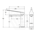 Fienza Empire Care Lead Free Brass Short Basin Mixer Tap Cold Start Variant Colour Available